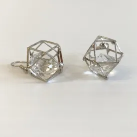 Fashion Accessories - Crystal Cage Earrings