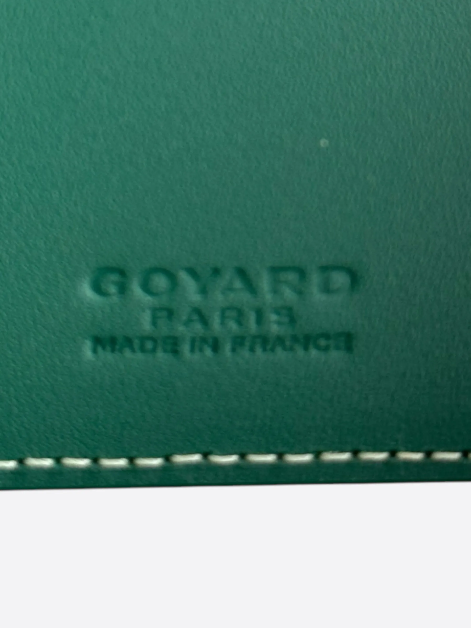 Goyard Green Victorie Wallet