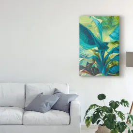 'Green Banana Duo I' Painting on Wrapped Canvas *AS IS #1145HW