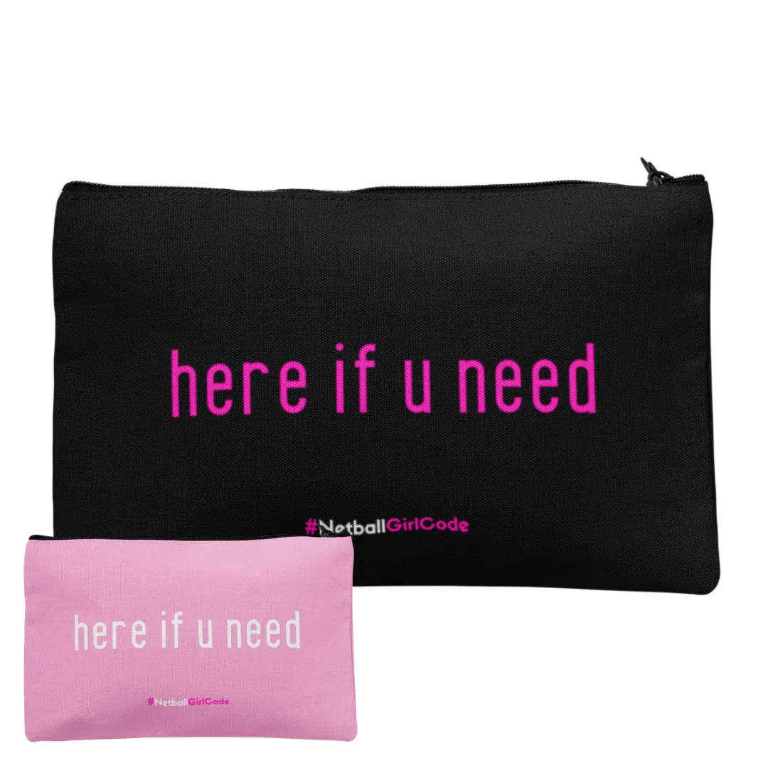 'Here if U Need' Accessories Bag