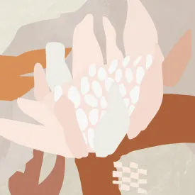 Honey Flower VII Print by Kimmy Hogan