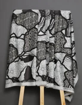 JASMINE SATIN (OFF WHITE   DARK BROWN)