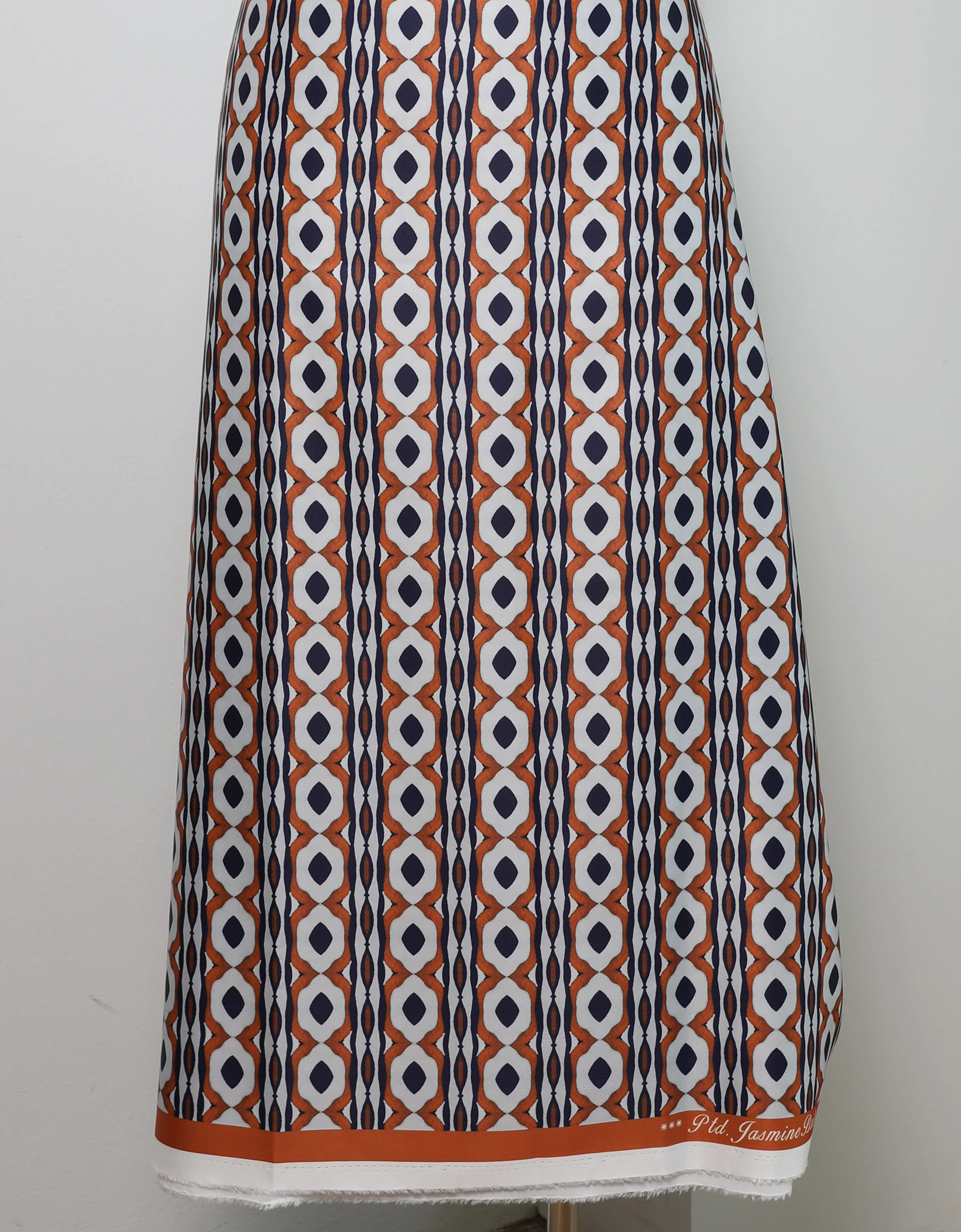 JASMINE SATIN (SILVER GREY   NAVY BLUE)