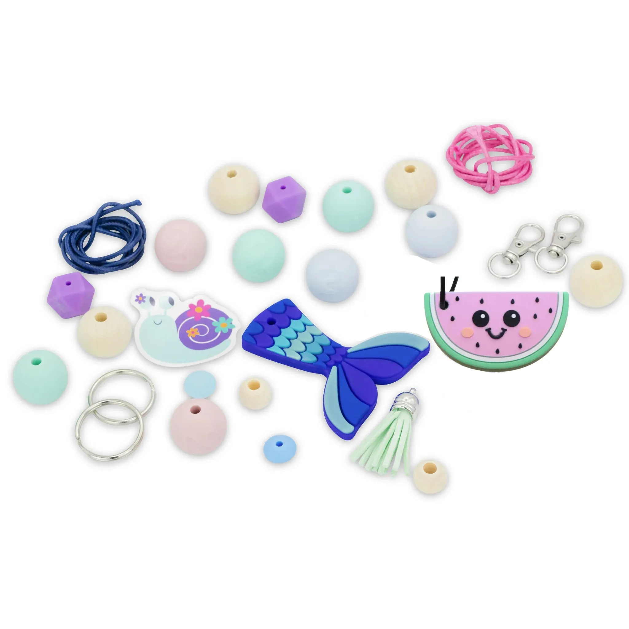 Jellystone DIY Bag Tags Bead Kit - Dreamy Mermaid