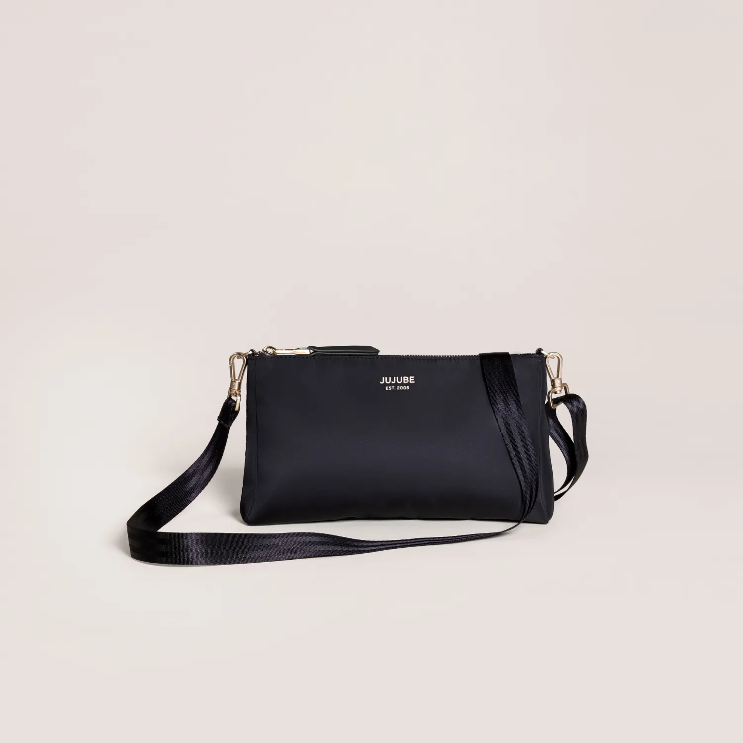 Jujube 3-Piece Pouch Clutch Purse Set | Black