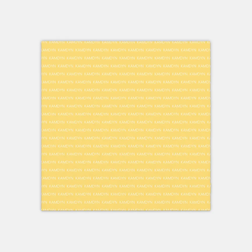 Kamdyn Solid Personalized Swaddle