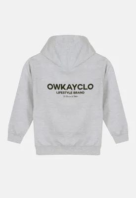 KIDS HOODIE BRAND - GREY