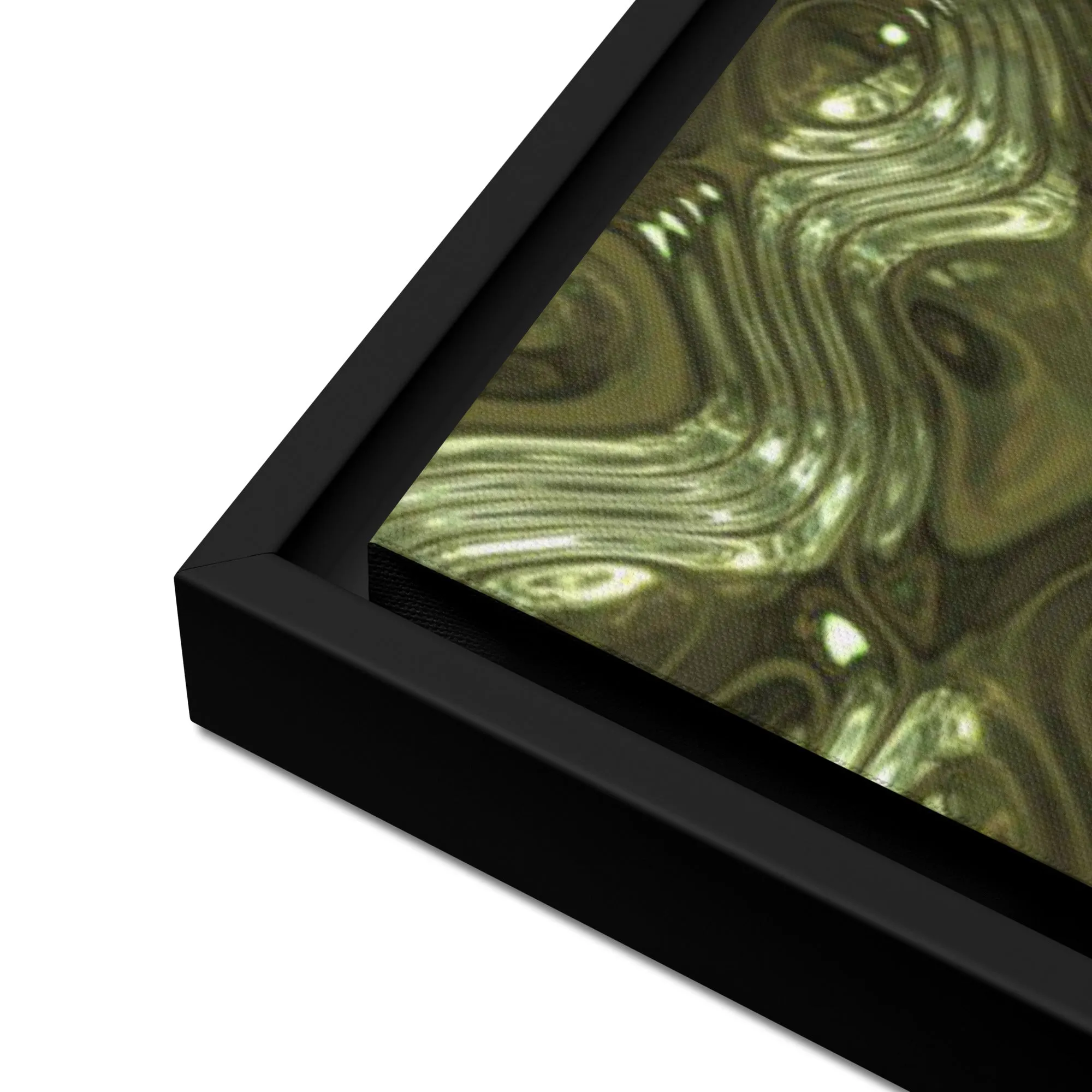 Kingdom Gold Framed Canvas Print