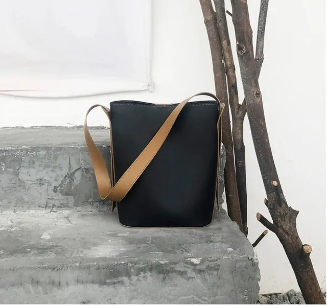[Korean Style] Casa Minimal Bucket Shoulder Bag