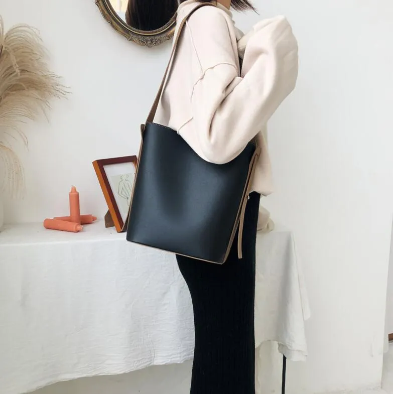 [Korean Style] Casa Minimal Bucket Shoulder Bag