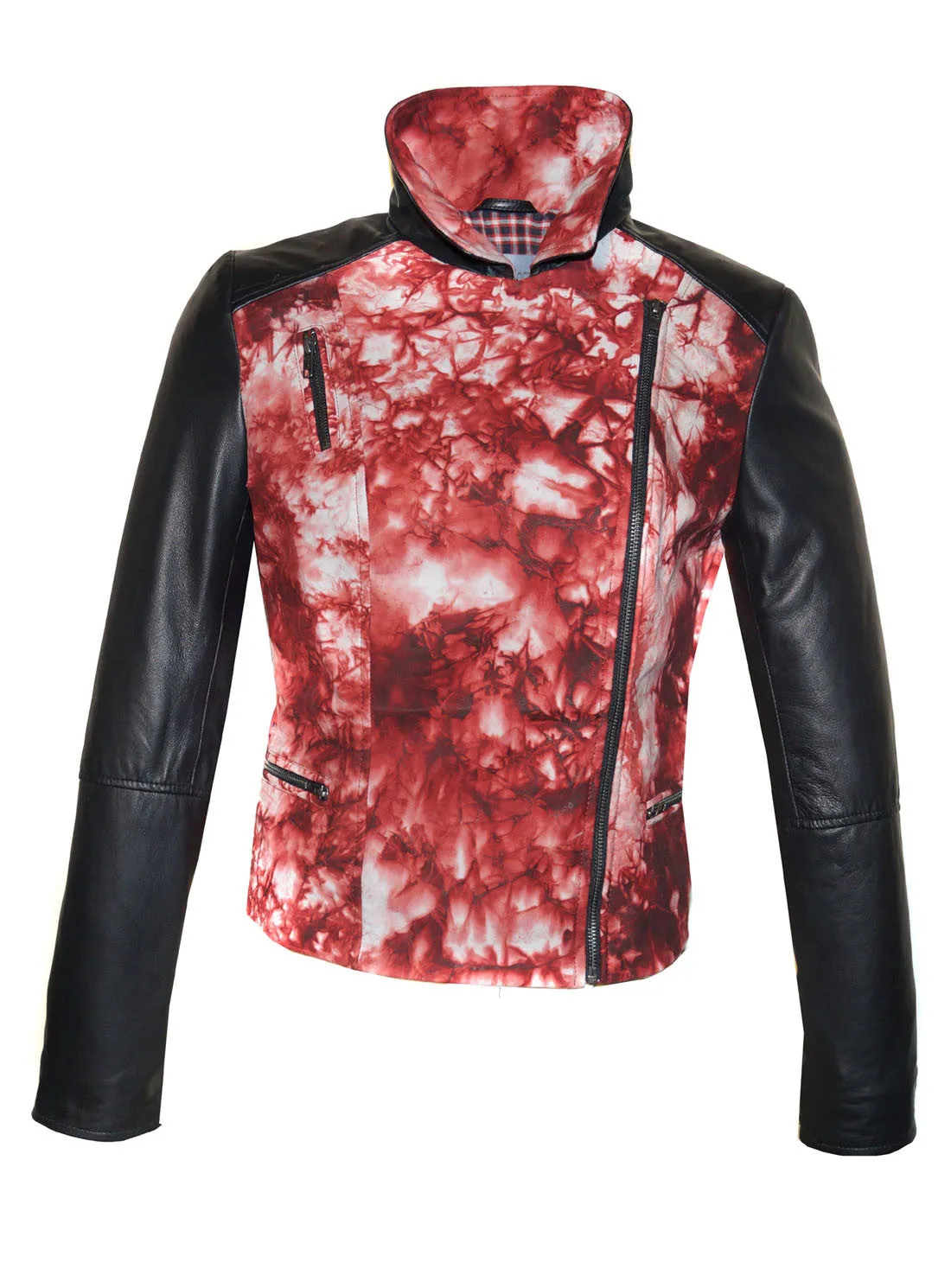Leather Motorcycle Biker Women Jacket