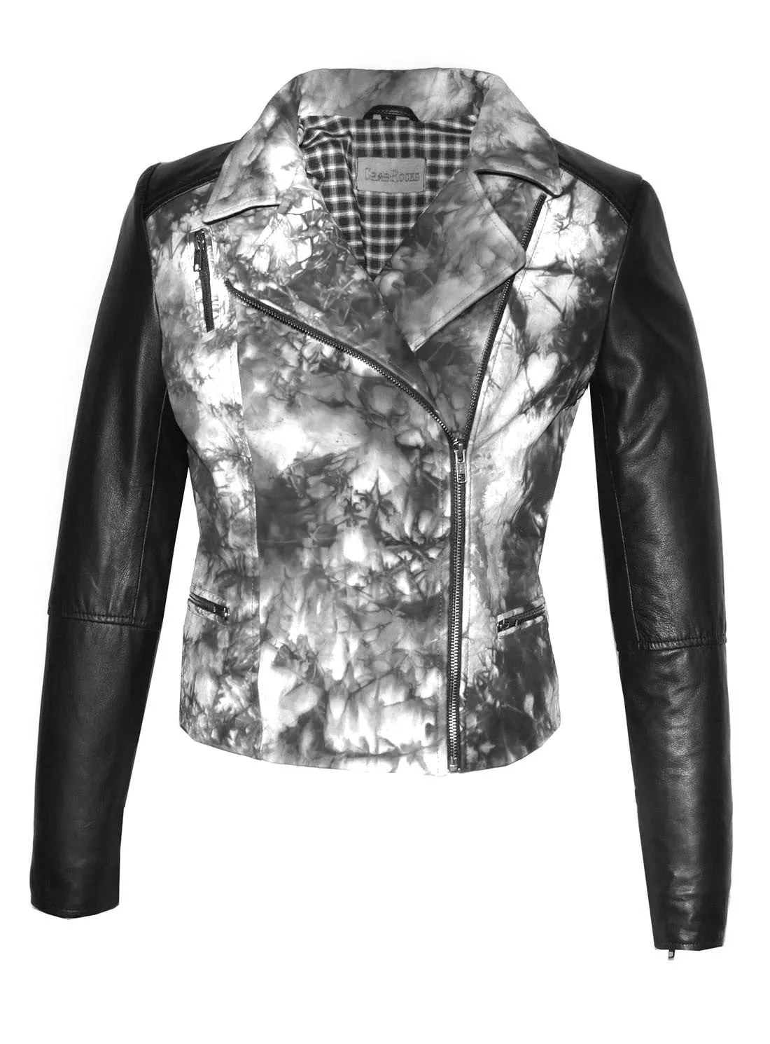 Leather Motorcycle Biker Women Jacket