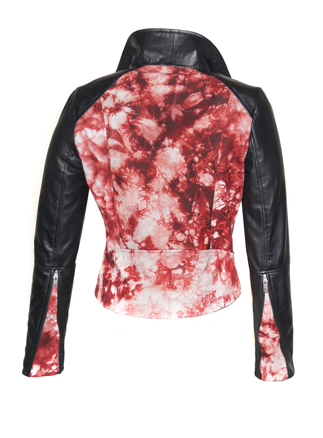Leather Motorcycle Biker Women Jacket