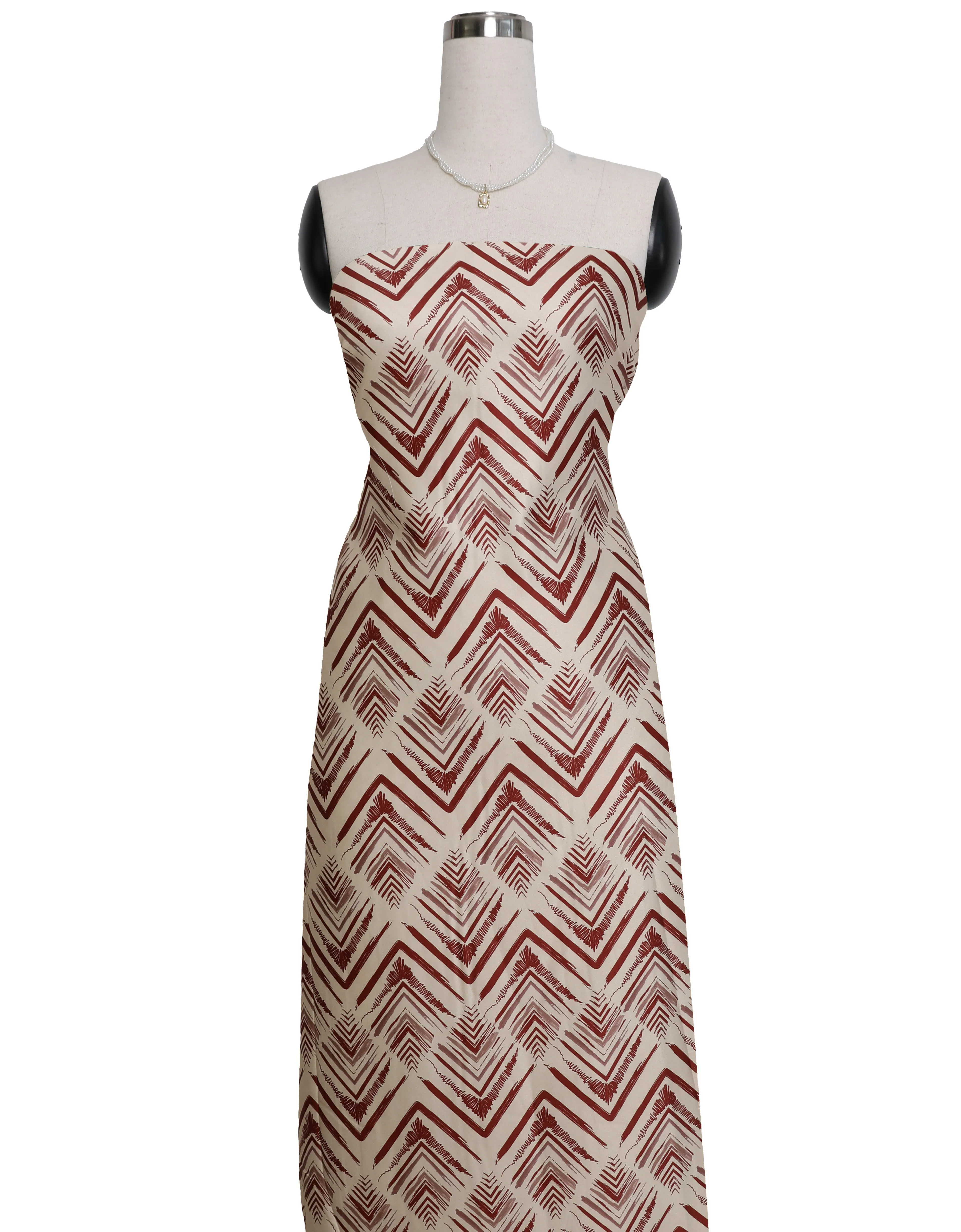 LIORA SATIN (CREAM   DARK BROWN)