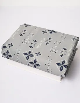 LIORA SATIN (SILVER GREY   NAVY BLUE)