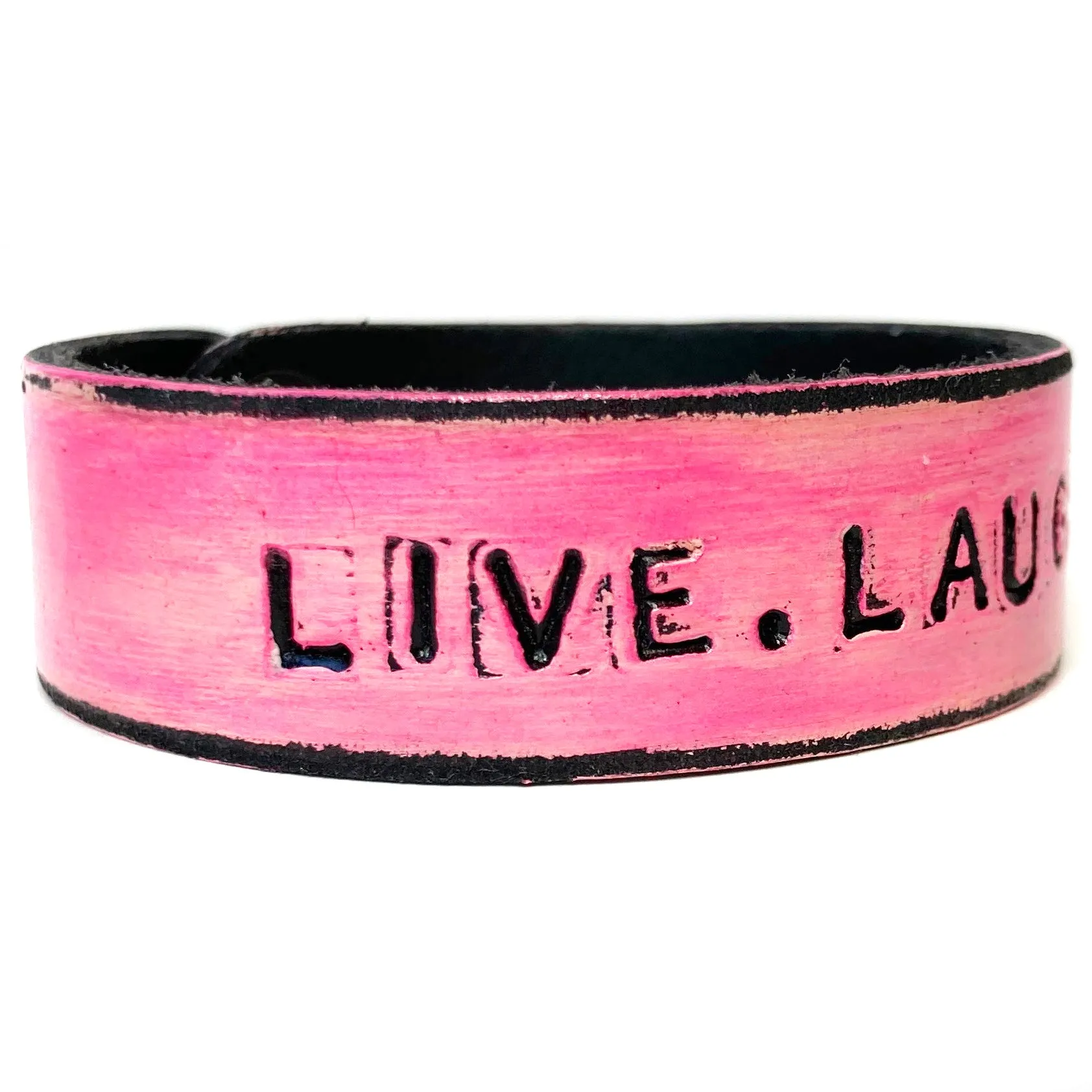 LIVE.LAUGH.LOVE Stamped Bracelet