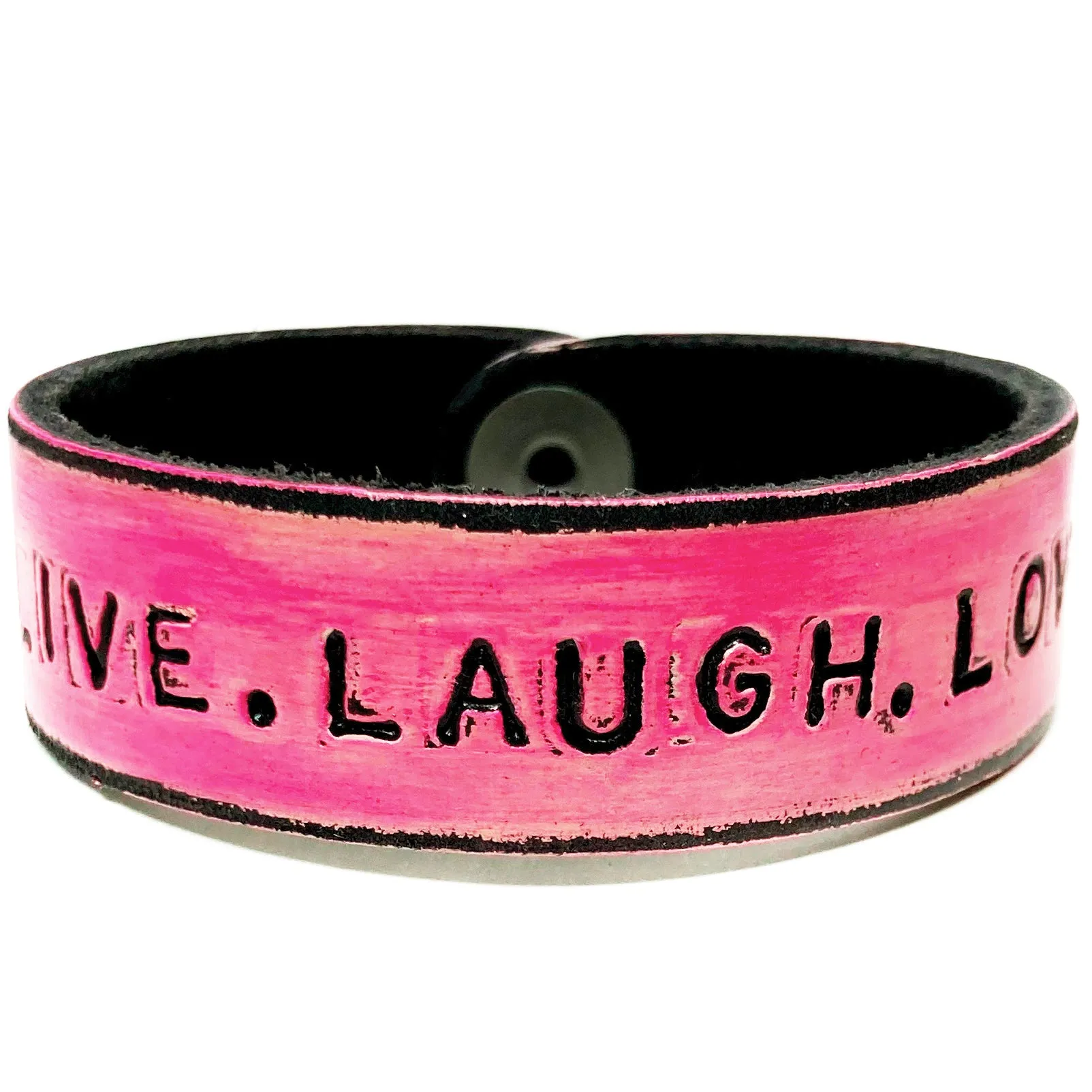 LIVE.LAUGH.LOVE Stamped Bracelet