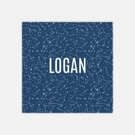Logan Galaxy Personalized Swaddle