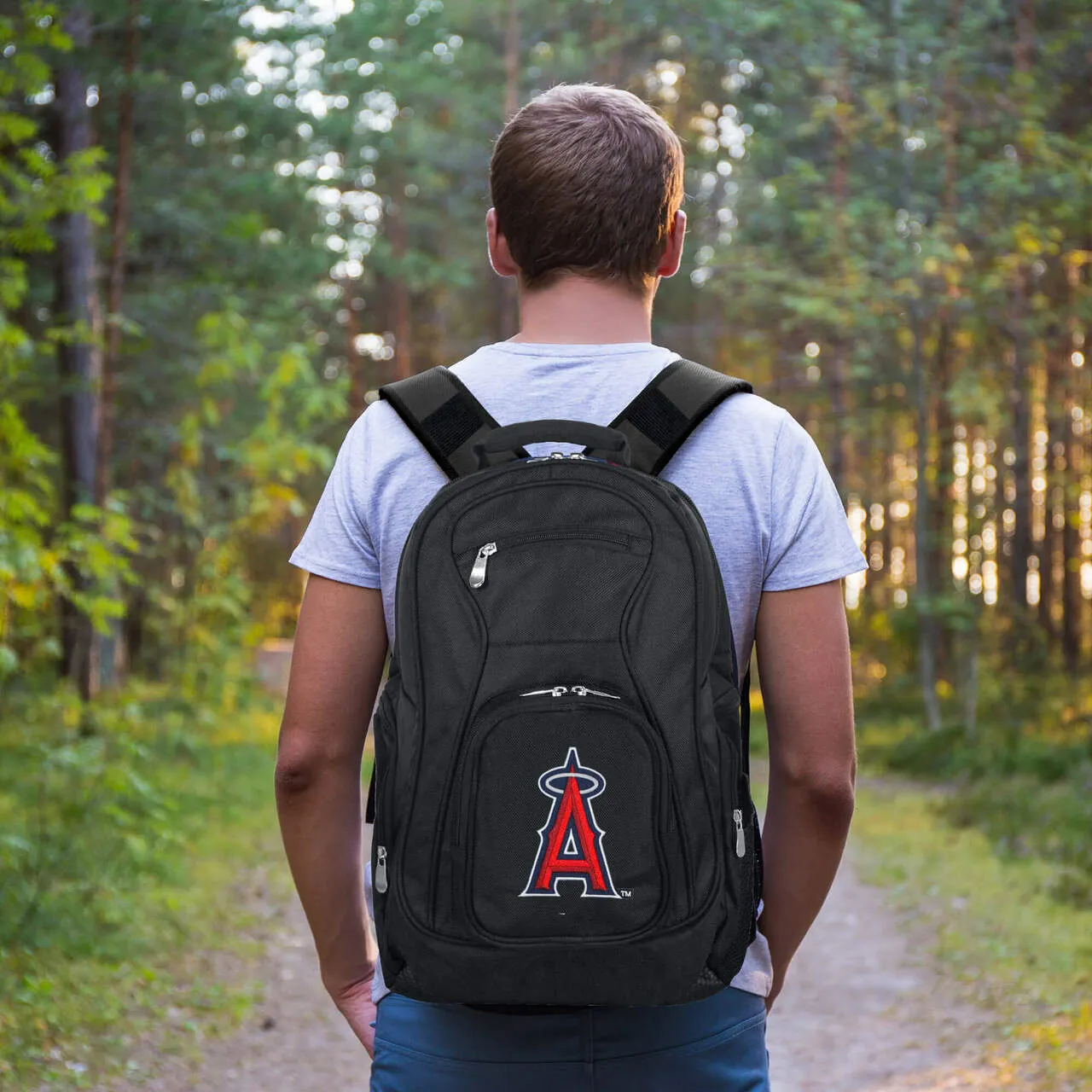 Los Angeles Angels Laptop Backpack Black