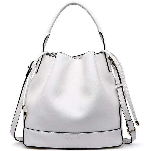 Luxury Fashion Great Everyday Handbags Women  Genuine Leather Bucket Bags Designer Messenger Shoulder Crossbody Bags
