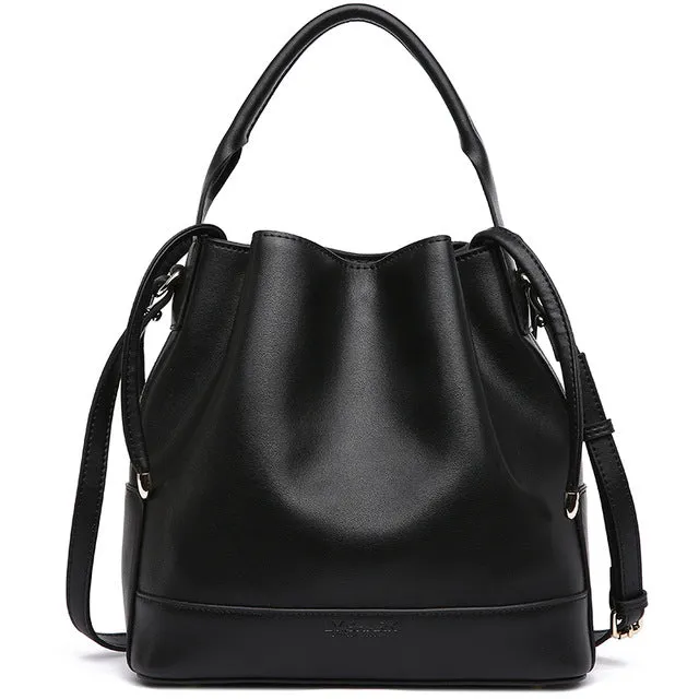 Luxury Fashion Great Everyday Handbags Women  Genuine Leather Bucket Bags Designer Messenger Shoulder Crossbody Bags