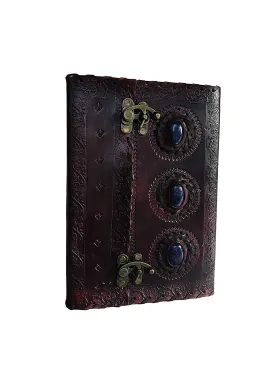 Medieval Stone Embossed Handmade Book of Shadows