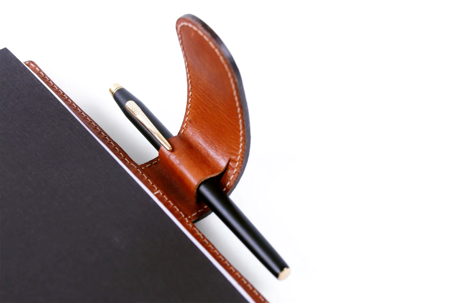 Medium-Size Vachetta Strap Padfolio - Terra
