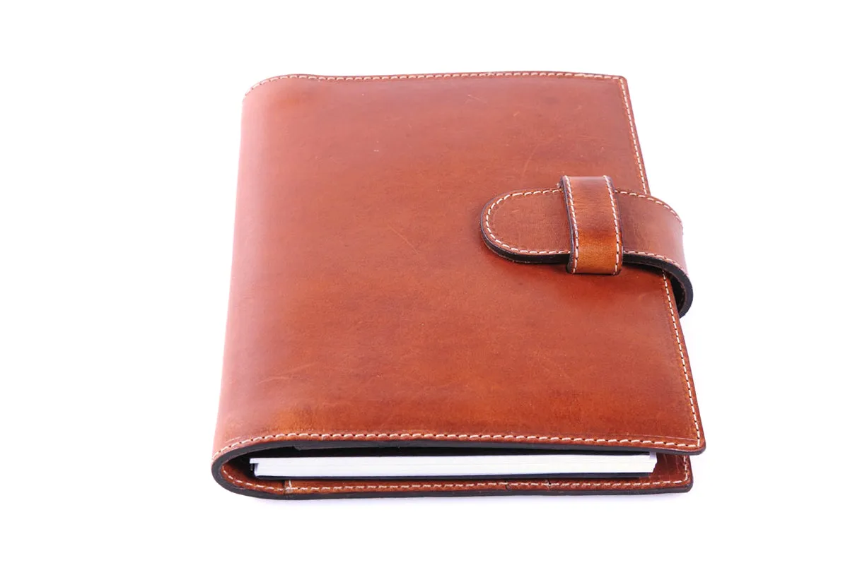 Medium-Size Vachetta Strap Padfolio - Terra