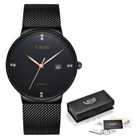 Mens Watches LIGE Top Brand Luxury.