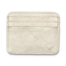Metallic Golden Razor Wallet & Cardholder