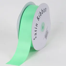 Mint - Satin Ribbon Single Face - ( W: 5/8 Inch | L: 100 Yards )