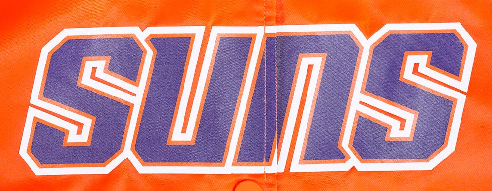 NBA PHOENIX SUNS CLASSIC WOMEN'S SATIN JACKET (ORANGE)