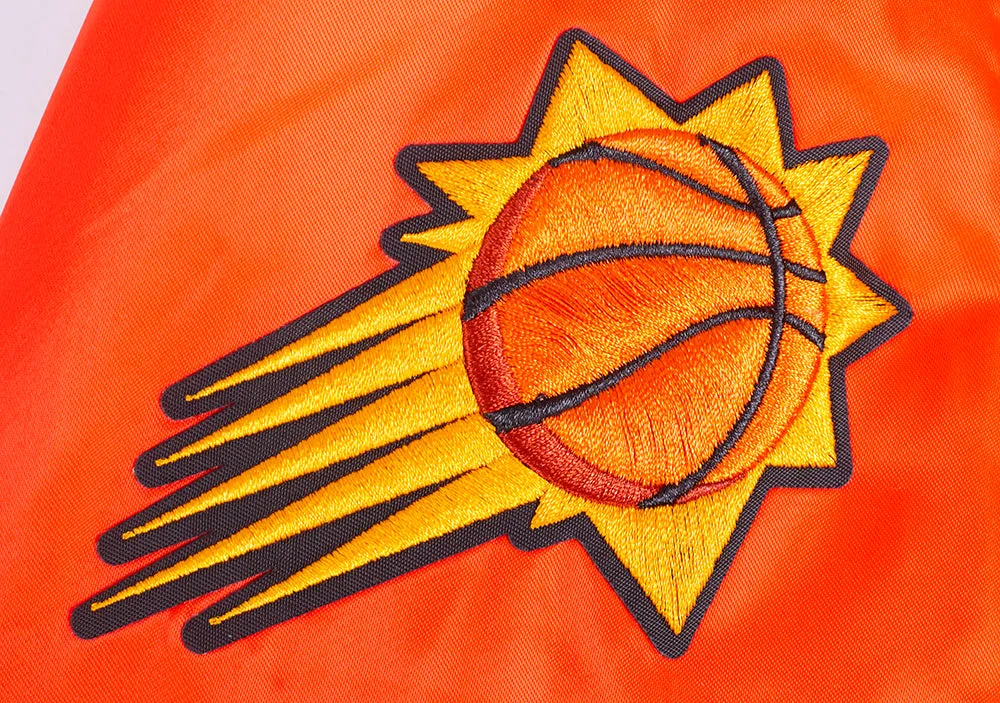 NBA PHOENIX SUNS CLASSIC WOMEN'S SATIN JACKET (ORANGE)