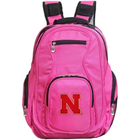 Nebraska Cornhuskers Laptop Backpack Pink