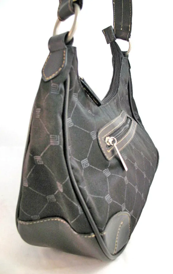 NEW Womens Bags Print Pattern BLACK or BROWN HANDBAG BAG ID Credit Card Cards Organizer