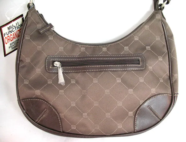 NEW Womens Bags Print Pattern BLACK or BROWN HANDBAG BAG ID Credit Card Cards Organizer