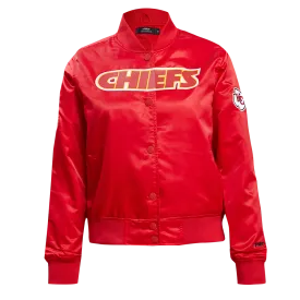 NFL KANSAS CITY CHIEFS CLASSIC WOMEN'S SATIN JACKET (RED)