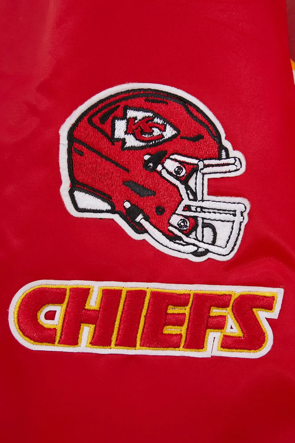 NFL KANSAS CITY CHIEFS CLASSIC WOMEN'S SATIN JACKET (RED)