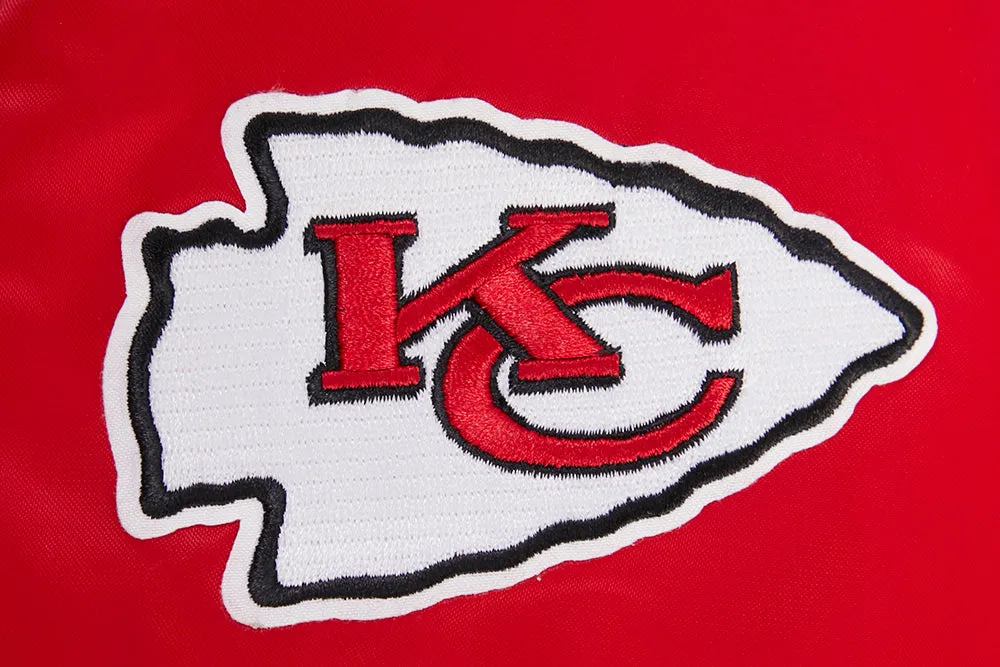 NFL KANSAS CITY CHIEFS CLASSIC WOMEN'S SATIN JACKET (RED)