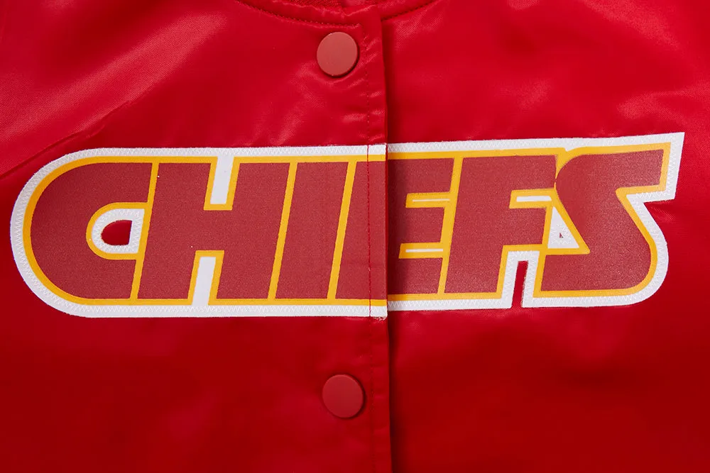 NFL KANSAS CITY CHIEFS CLASSIC WOMEN'S SATIN JACKET (RED)
