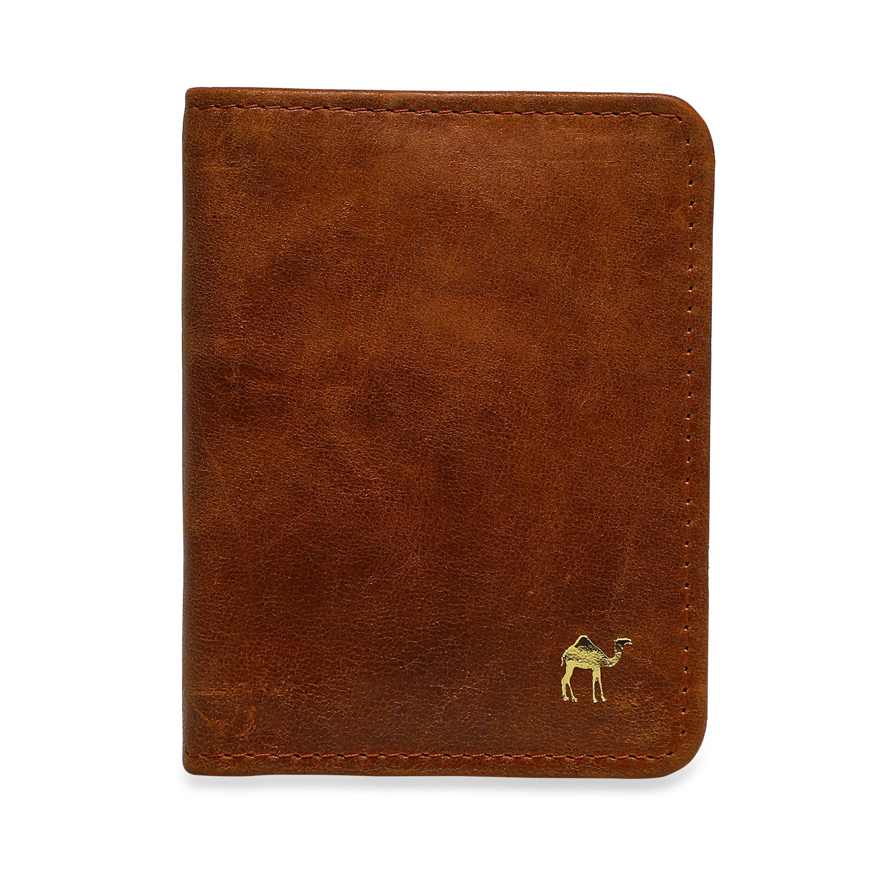 Ninja Genuine Leather Card Holder - Tan