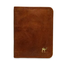 Ninja Genuine Leather Card Holder - Tan