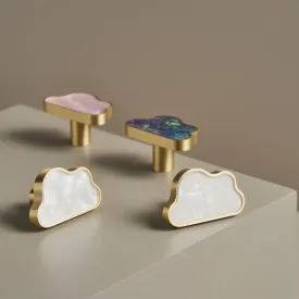 ONYX CLOUD / Solid Brass Knob
