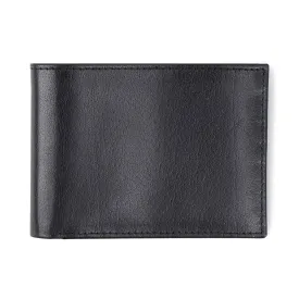 Oscar Black Glazed Bifold Wallet
