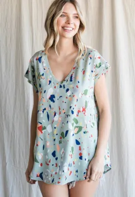 Paint Splatter Top