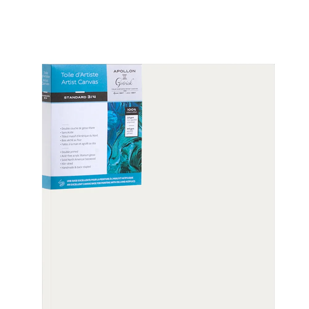 Premium Artists' Canvas - Standard 3/4" Width