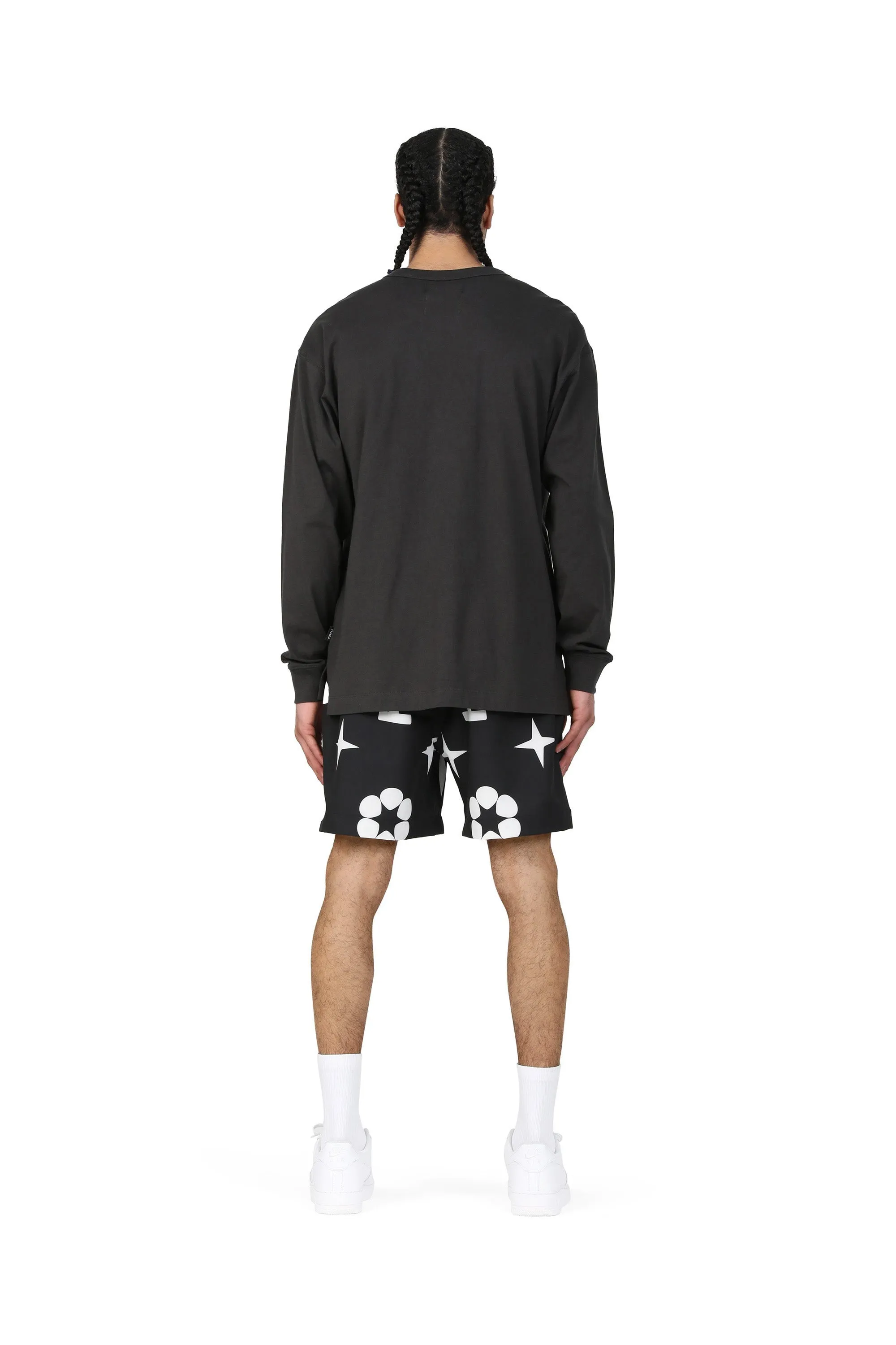 Purple brand jumbo monogram swim shorts