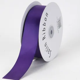 Purple - Satin Ribbon Single Face - ( W: 3/8 Inch | L: 100 Yards )