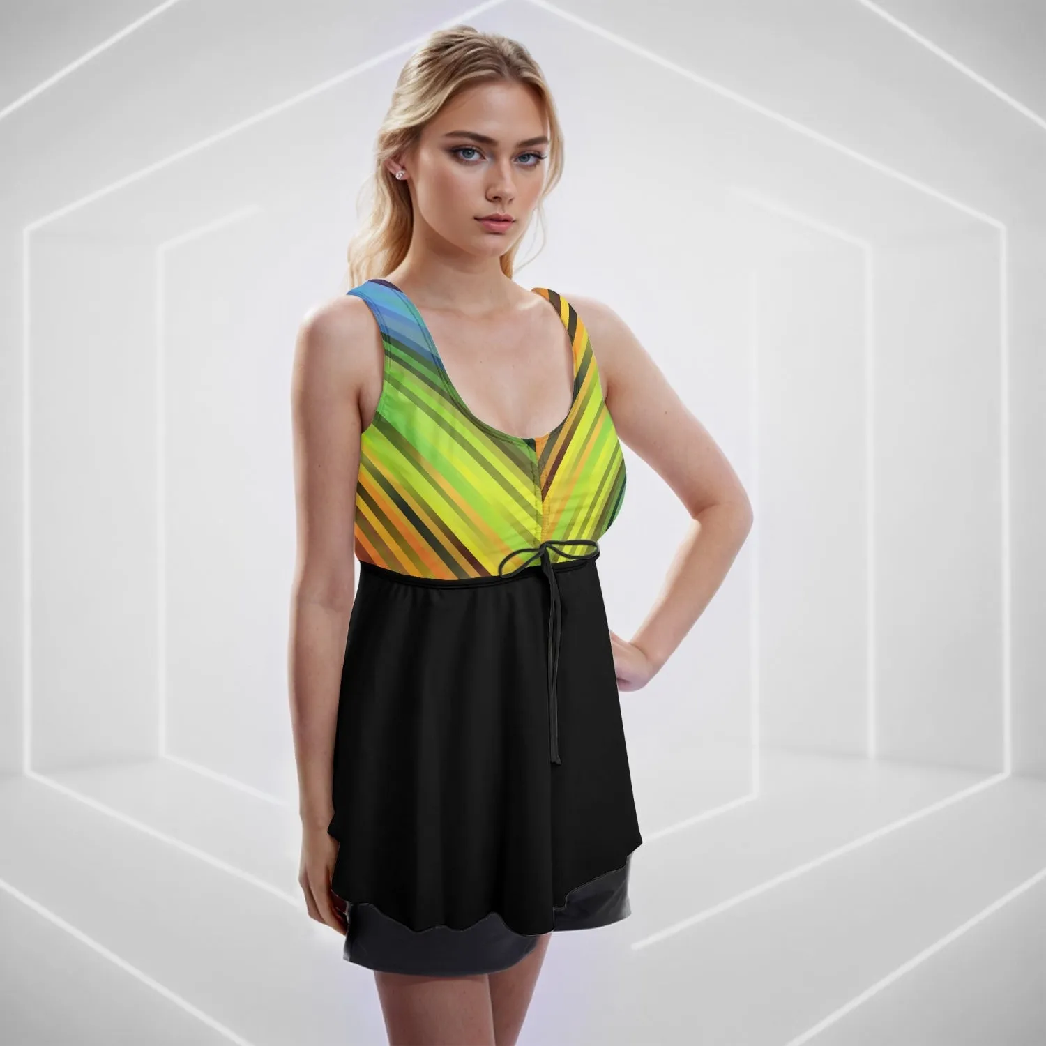Rainbow Fusion | Women's Two-Piece Swimsuit