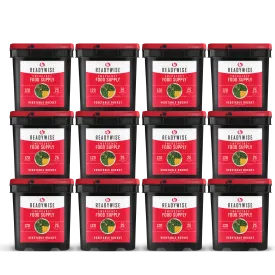 ReadyWise - 120 Serving Freeze Dried Vegetable Bucket - 12 Pack